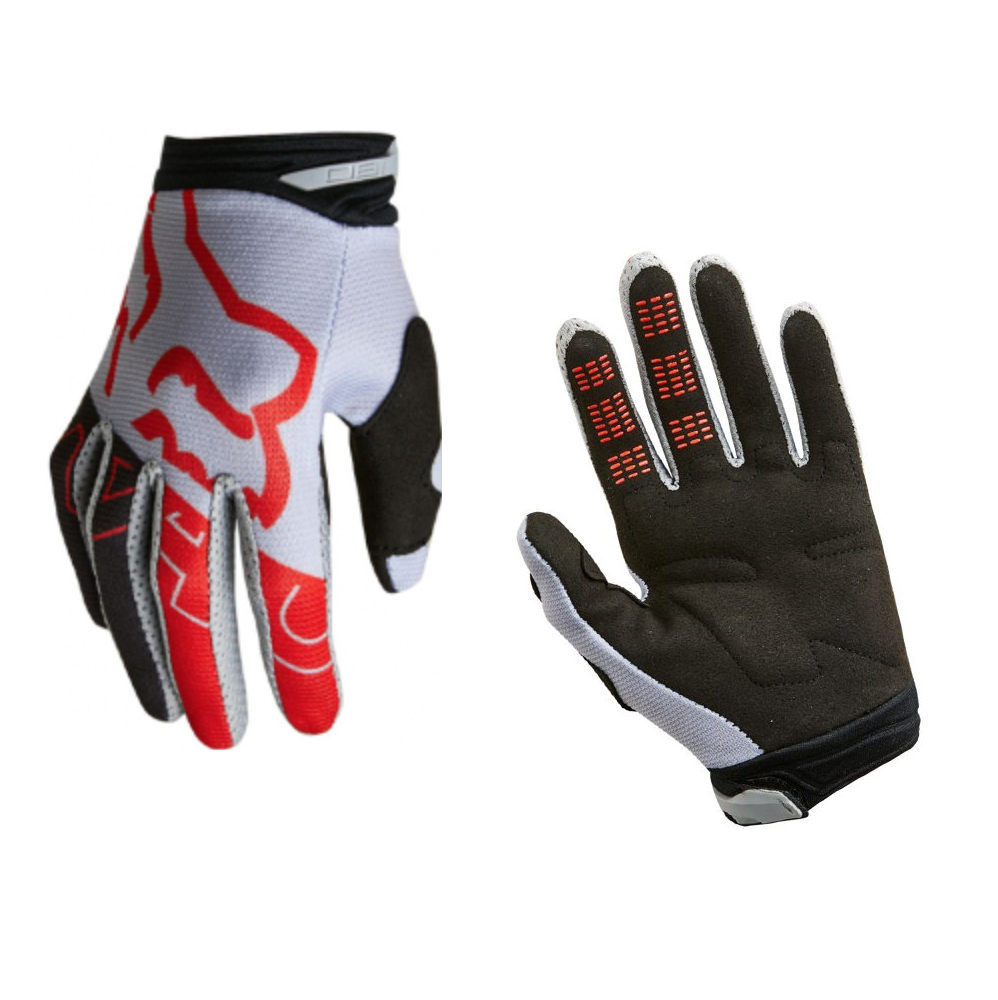 Мотоперчатки подростковые Fox 180 Skew Youth Glove Steel Gre