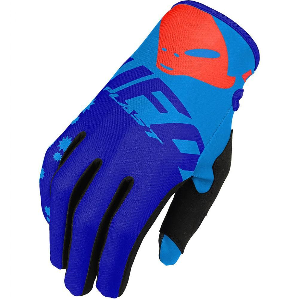 Мотоперчатки подростковые UFO MIZAR BOY GLOVE Blue