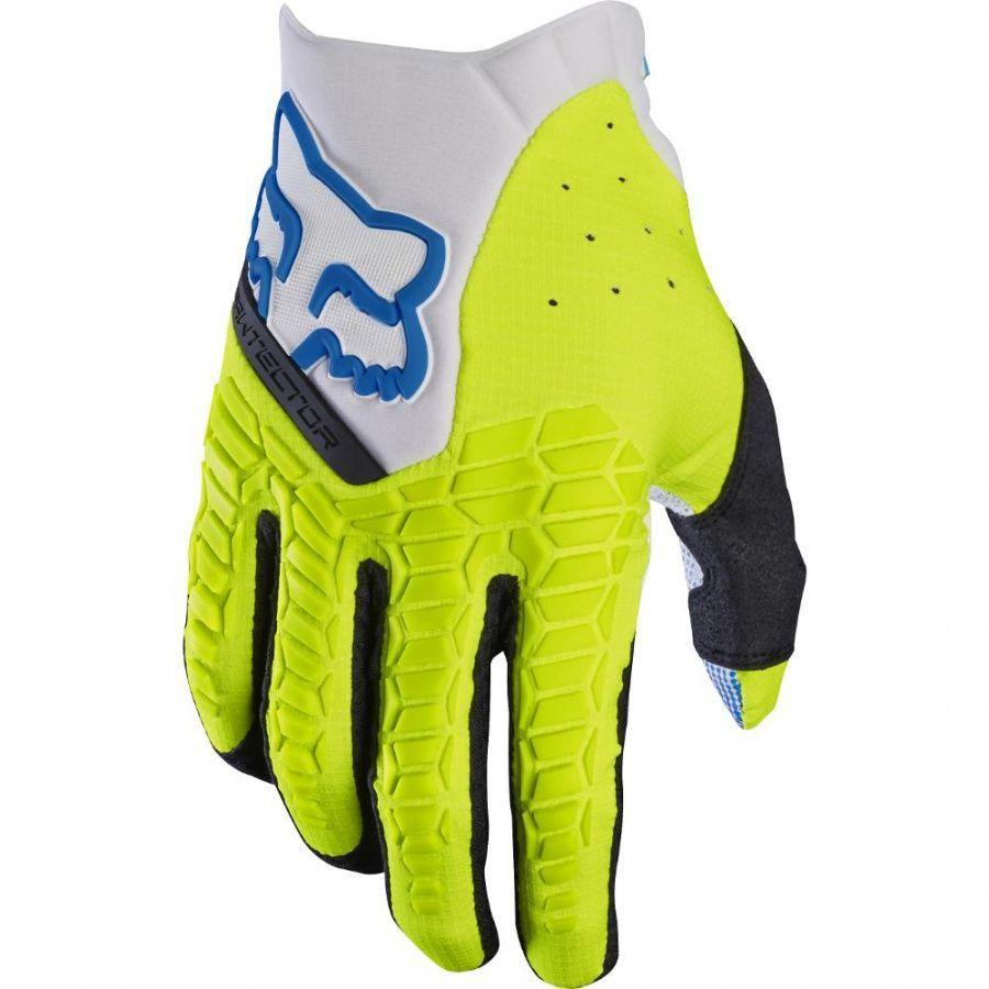 Перчатки Fox Pawtector Glove White/Yellow