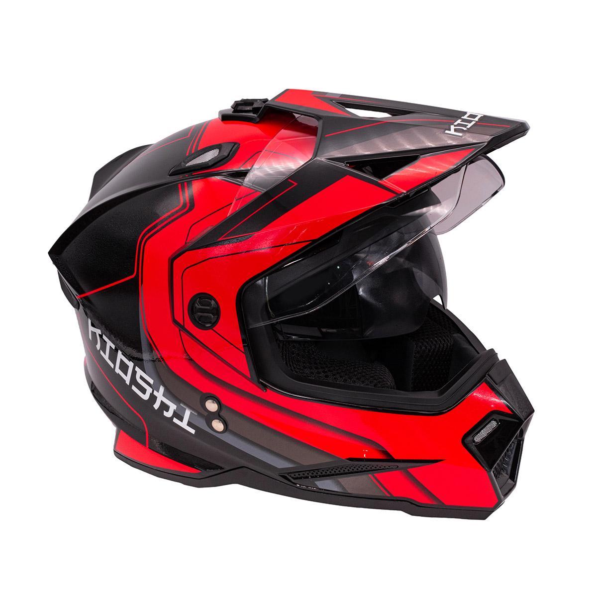 Шлем KIOSHI Fighter 802 мотард RED