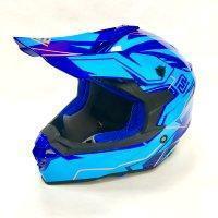 Мотошлем кроссовый Faseed FS-607 SDH (Glossy Blue Light Blue)