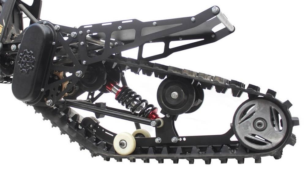 Гусеничный комплект для питбайка_гусеница на питбайк_ питбайк сноубайк_питбайк Snowbike_снегходный комплект на мотик_4