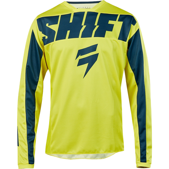 Мотоджерси подростковая Shift White York Youth Jersey Yellow/Navy