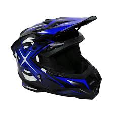 Шлем KIOSHI Holeshot 801 кроссовый black/blue